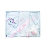 Trusou Botez, 6 Piese cu Text Imprimat "Cu drag de la nasi", Roz, Pisica - TB138