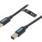 Cablu USB 2.0 A-B 1m negru