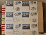 Set 12 carti postale si scrisori editate pentru targ filatelic Dusseldorf 1983