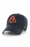 47brand șapcă Baltimore Orioles culoarea negru, cu imprimeu, 47 Brand