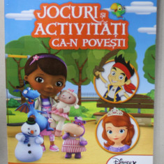 JOCURI SI ACTIVITATI CA - N POVESTI , 120 DE PAGINI CU ACTIVITATI ANTRENANTE , 2014