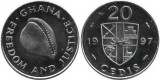 Ghana 1997 - 20 cedis UNC