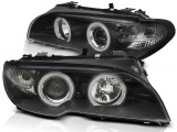 Set de faruri tuning cu ochi de &icirc;nger CCFL potrivit pentru BMW 3 E46 04.2003-2006 coupe/cabriolet, stanga si dreapta Performance AutoTuning