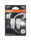 Set 2 Becuri Led PY21W Portocaliu 12v Ledriving Premium Bli Osram