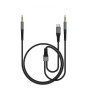 Cablu Jack 3.5 mm - USB type C + Jack 3.5 mm 1m negru XO-NB178B