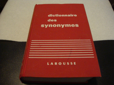 Dictionnaire des synonymes - Larousse foto
