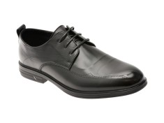 Pantofi eleganti BITE THE BULLET negri, T89625, din piele naturala