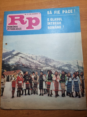 romania pitoreasca decembrie 1981-datini de iarna,art. orasul falticeni si cozia foto