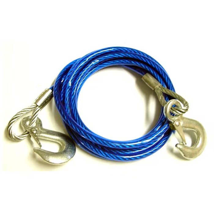 Sufa tractare metalica, izolata, carlige de remorcare cu siguranta, 6 mm x 4 m