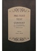 Robert L. Mitchell - Pre-text, text, context (Editia: 1980)
