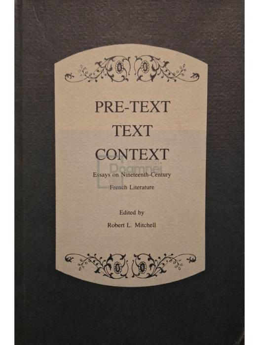 Robert L. Mitchell - Pre-text, text, context (Editia: 1980)