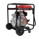 Cumpara ieftin Motopompa ape curate SENCI SCDWP-100E diam. 4 , Diesel, rezervor 12.5L, roti transport