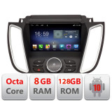 Navigatie dedicata Ford Kuga 2015-2020 SYNC2 si SYNC3 Octa Core cu Android Radio Bluetooth Internet GPS WIFI DSP 8+128GB 4G Kit CarStore Technology, EDOTEC