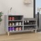 Gossi pantofar, gri sonoma, 102x36x60 cm, lemn prelucrat