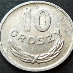 Moneda 10 GROSZY - RP POLONA / POLONIA COMUNISTA, anul 1972 *cod 549