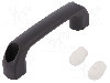 Maner poliamida, 120mm, neagra, ROZTOCZE - 4.444.001-06 foto