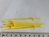 bnk jc Accesorii - lance cavaler medieval calare compatibile Timpo si romanesti - galbena - lot 5 bucati