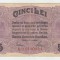 ROMANIA -5 LEI 1917 BGR, B1.70