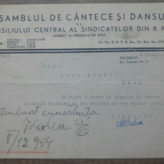 Document Ansamblul de Cantece si Dansuri al Consiliului Central al Sindicatelor