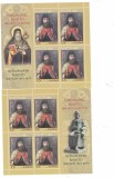 ROMANIA 2024 MITROPOLITUL DOSOFTEI - 400 ani - minicoala 4 timbre si bordura ilustrata,2 modele LP.2491 MNH**
