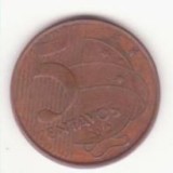 Brazilia 5 centavos 2002, America Centrala si de Sud