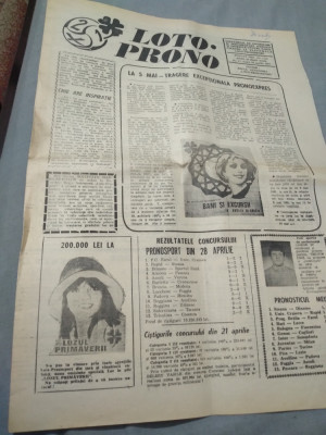 ZIAR LOTO-PRONO NR, 17 30 APRILIE 1991 foto