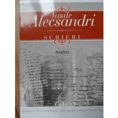 Scrieri Vol Ii Teatru - Vasile Alecsandri ,523127