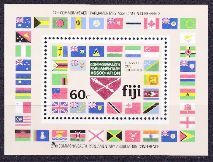 DB1 Drapele Commonwelth Fiji 1981 Conferinta SS MNH