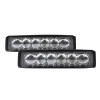 Set 2 x proiectoare auto LED, 48W/proiector, 10/30V, lupa, 6LED, Universal