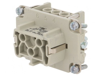 Conector EPIC H-BE 6 Contacte Mamă foto