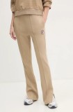 Fila pantaloni de trening Laiben culoarea bej, neted, FAW0778