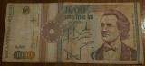 1000 lei 1991, Rom&acirc;nia