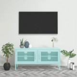 Comoda TV, verde menta, 105x35x50 cm, otel GartenMobel Dekor, vidaXL