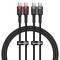 [Pachet 2x] Cablu date Fast Charge Type-C Baseus, P10318306003-01