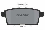 Set placute frana TEXTAR 2454501