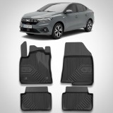 Cumpara ieftin Set Covorase Auto Tip Tavita Premium Dacia Logan 3 Facelift Noua Sigla (2022-) - 4 Piese | Frogum No. 77