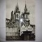 CY Ilustrata PRAGA Cehoslovacia &quot;Piata Veche&quot; circulata 1963 / mare: 15 x 21 cm