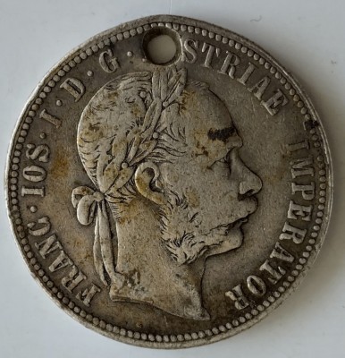 Moneda Austria - 1 Florin 1882 - Argint foto