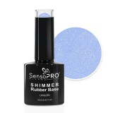 Cumpara ieftin Shimmer Rubber Base SensoPRO Milano - #64 Enchanted Sky, 10ml