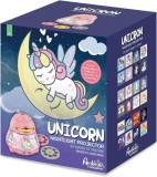 Proiector unicorn 2 in 1 cu lampa de veghe si 24 imagini pentru copii
