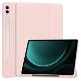 Techsuit - Flex Trifold (with Pencil Holder) - Samsung Galaxy Tab S9 Plus / S10 Plus / S9 FE Plus - Pink