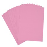 Hartie gumata A4 pentru activitati crafts,roz pastel,grosime 1.3 mm, 10 coli set