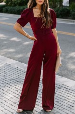 L895-81 Salopeta fashion din material vaporos captusit superior
