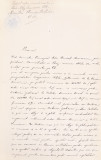 Cumpara ieftin Semnatura (autograf) Vasile Alecsandri pe procura Ralu Basarab Br&acirc;ncoveanu 1889