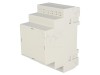 Carcasă DIN 90x52x65mm ABS Gri UL94V-0, KRADEX
