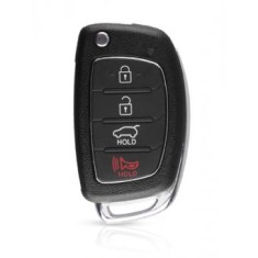 Carcasa cheie Topautochei&reg; pentru Hyundai HB20 SANTA FE IX35 IX45 Accent I40 Solaris 4 butoane