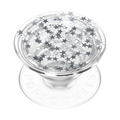 Suport pentru telefon popsockets popgrip, glitter star fire foto