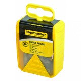 Set 20 biti surubelnita PH2 x 25 mm din otel S2, Topmaster Pro