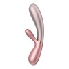 Vibrator Rabbit Hot Lover, Roz, 20 cm, Satisfyer