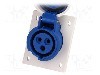 Conector alimentare AC, IEC 60309, IP67, 16A, 400V AC, 3 pini, PAWBOL - B.1920